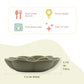Rose-Shaped Silicone Pet Slow Feeder Bowl 🌹 Sage Green