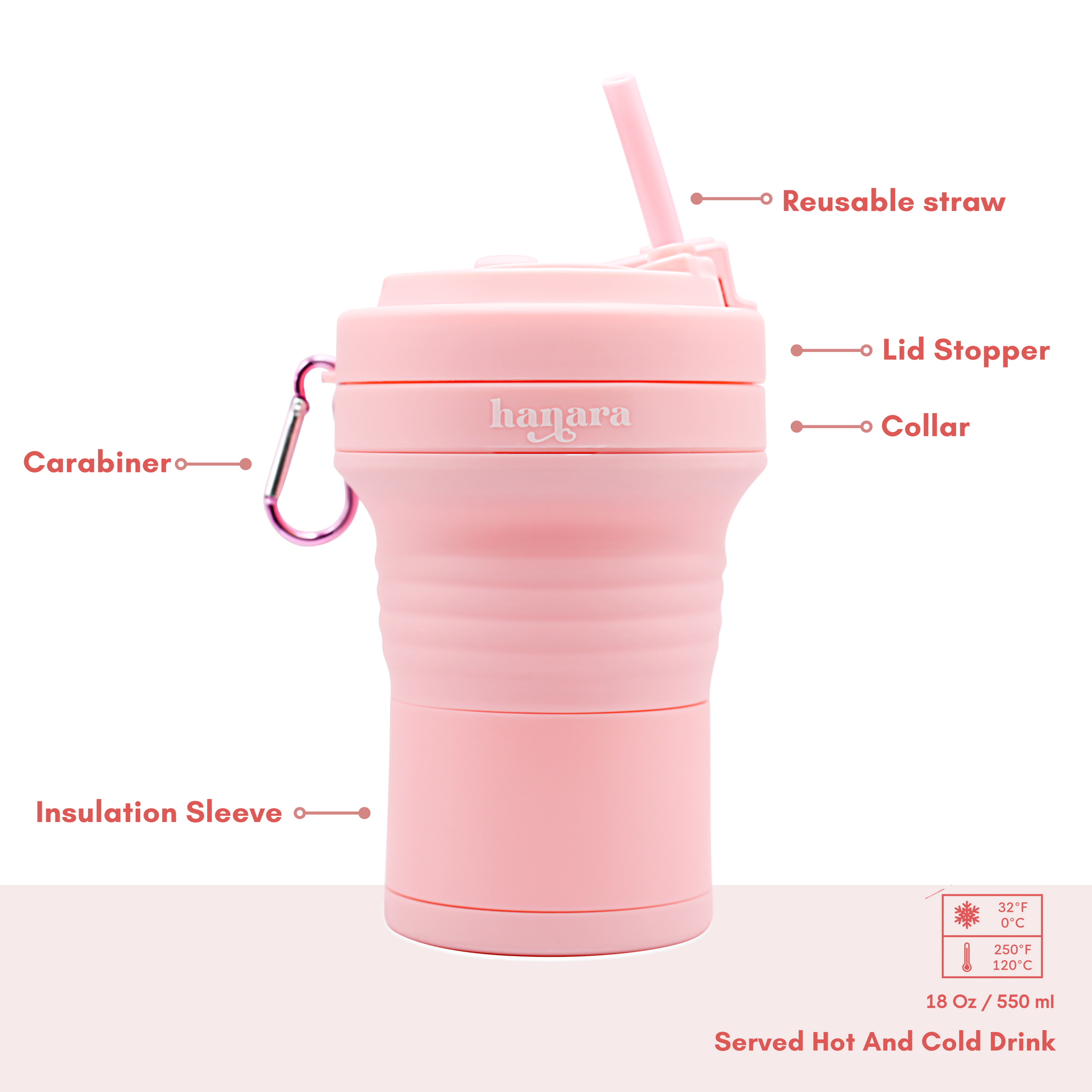 Bright Pink 18oz Plastic Cups | 50ct